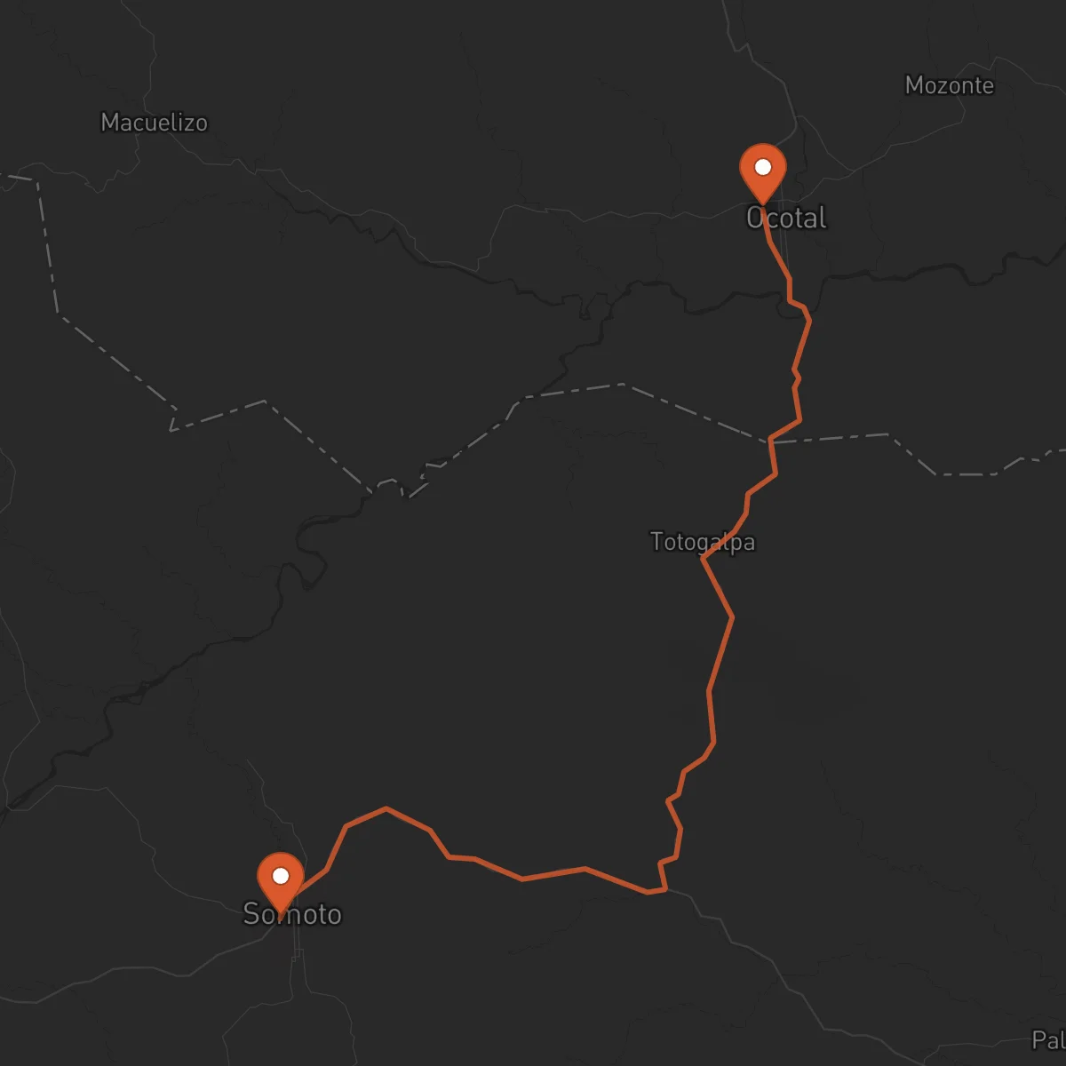 Ruta Ocotal - Somoto