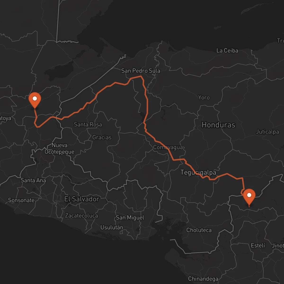 Ruta Zacapa - Ocotal