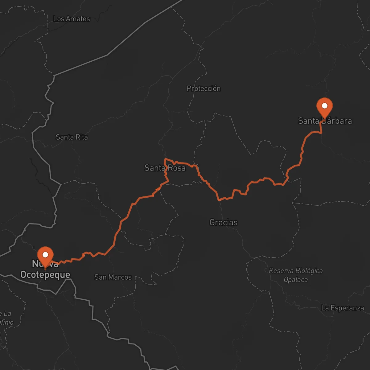 Ruta Ocotepeque - Santa Bárbara