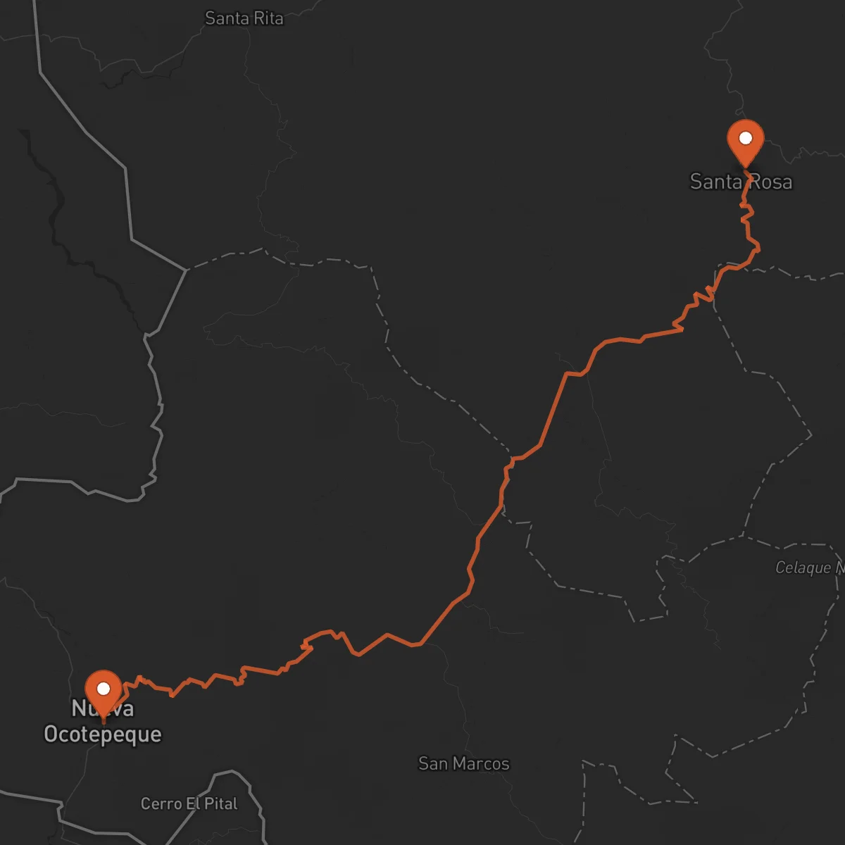 Ruta Ocotepeque - Santa Rosa de Copán
