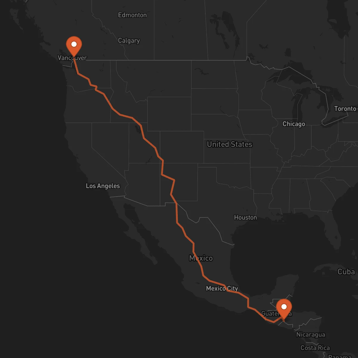 Ruta Ocotepeque - Surrey