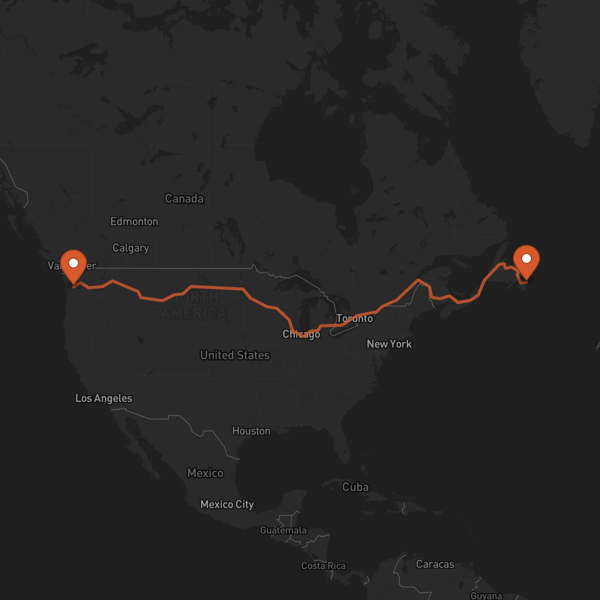 Ruta Olympia - St. John's
