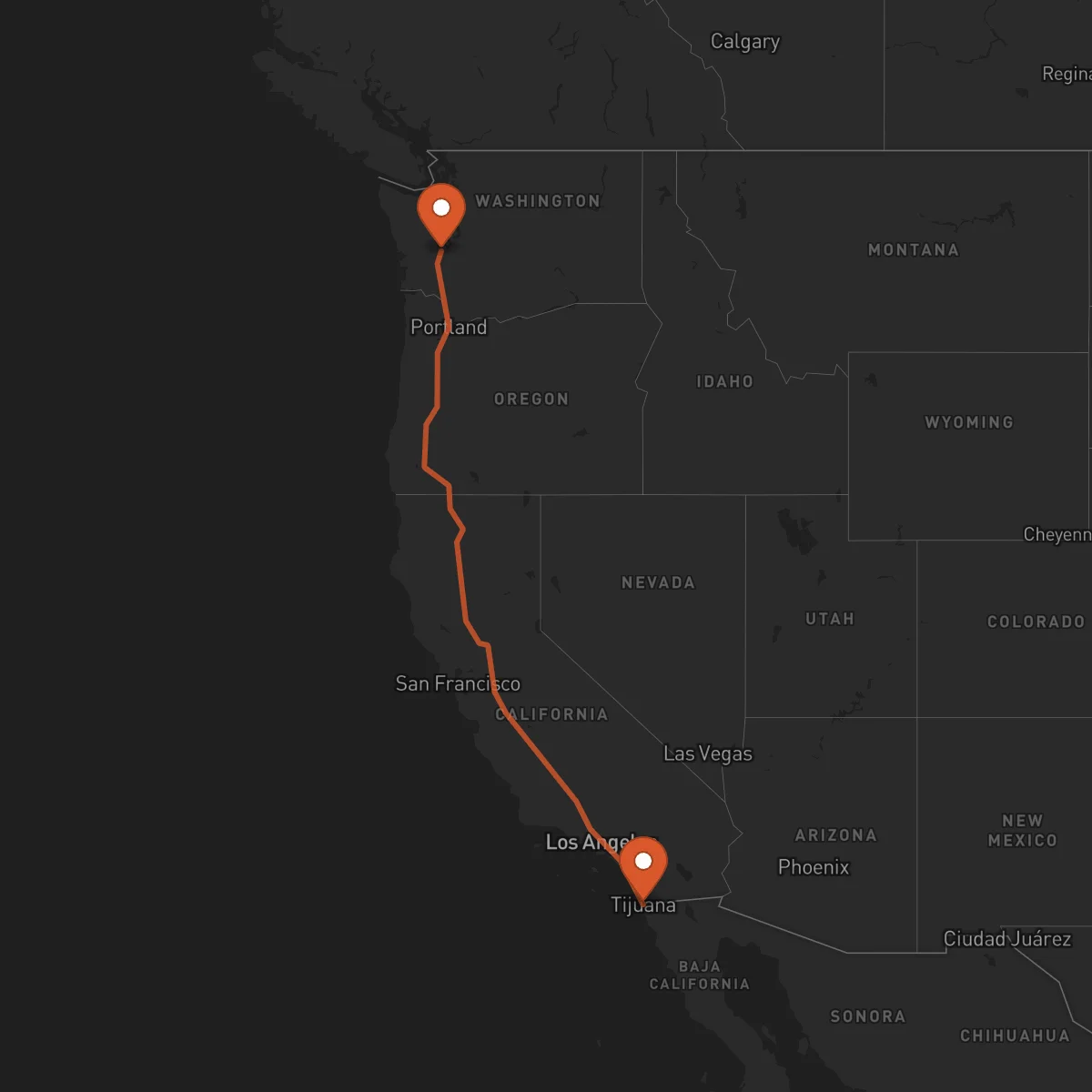 Ruta Tijuana - Olympia