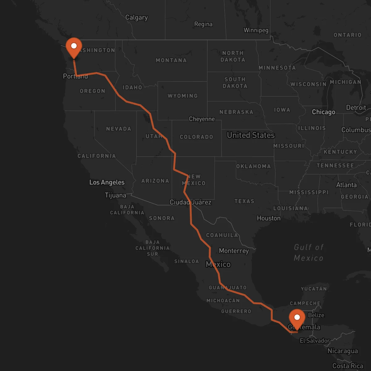 Ruta Totonicapán - Olympia