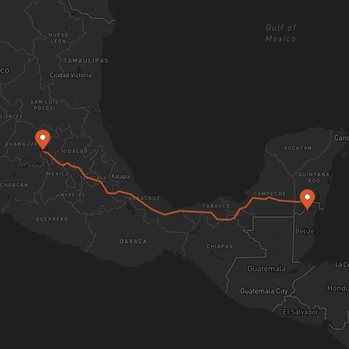 Ruta Orange Walk Town - Querétaro