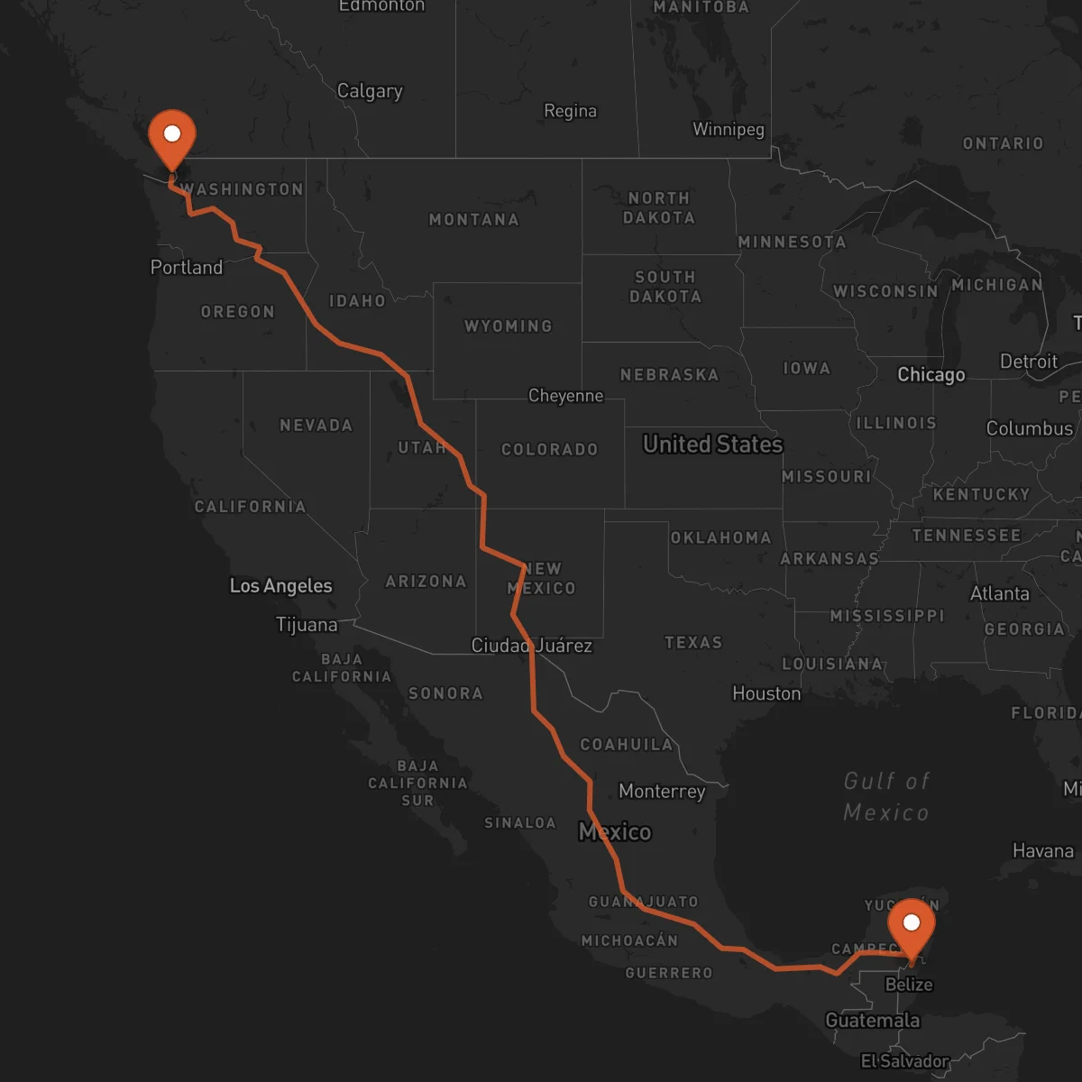 Ruta Victoria - Orange Walk Town