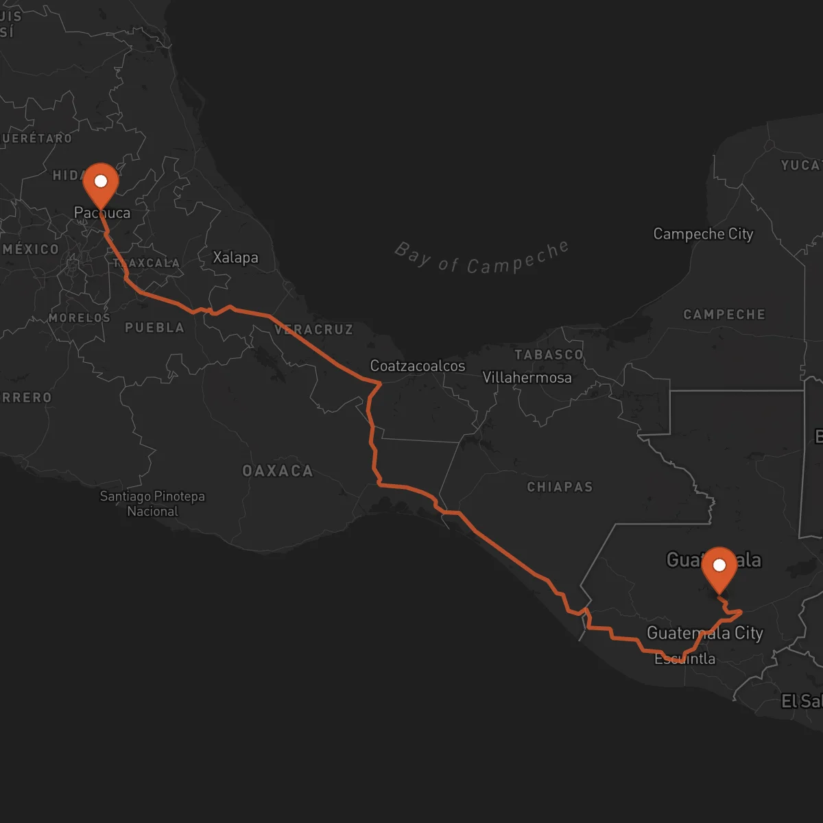 Ruta Salamá - Pachuca de Soto
