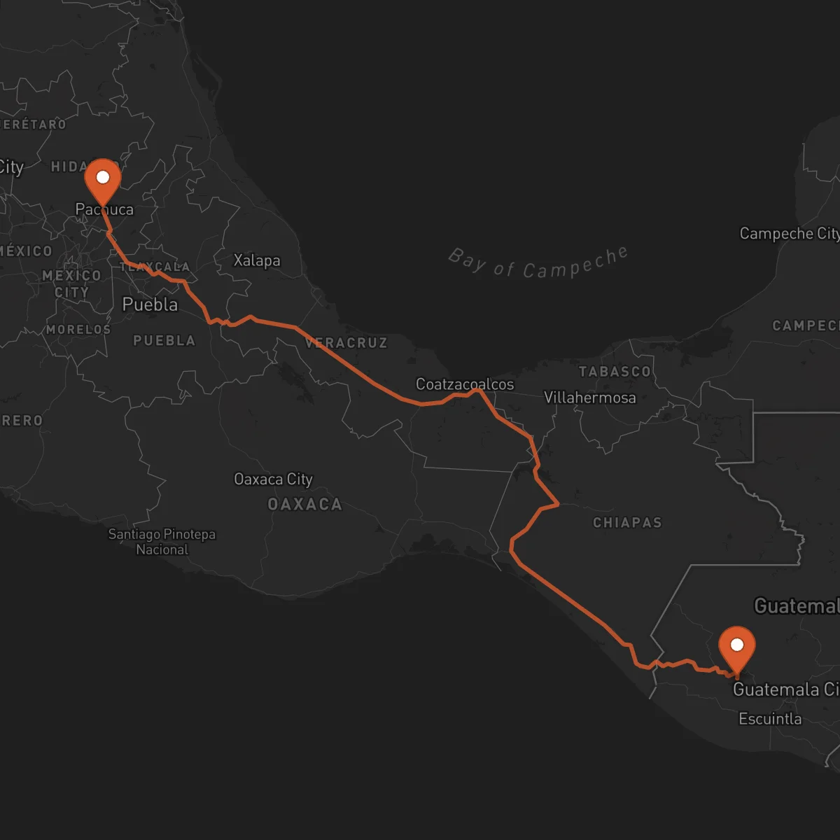 Ruta Sololá - Pachuca de Soto