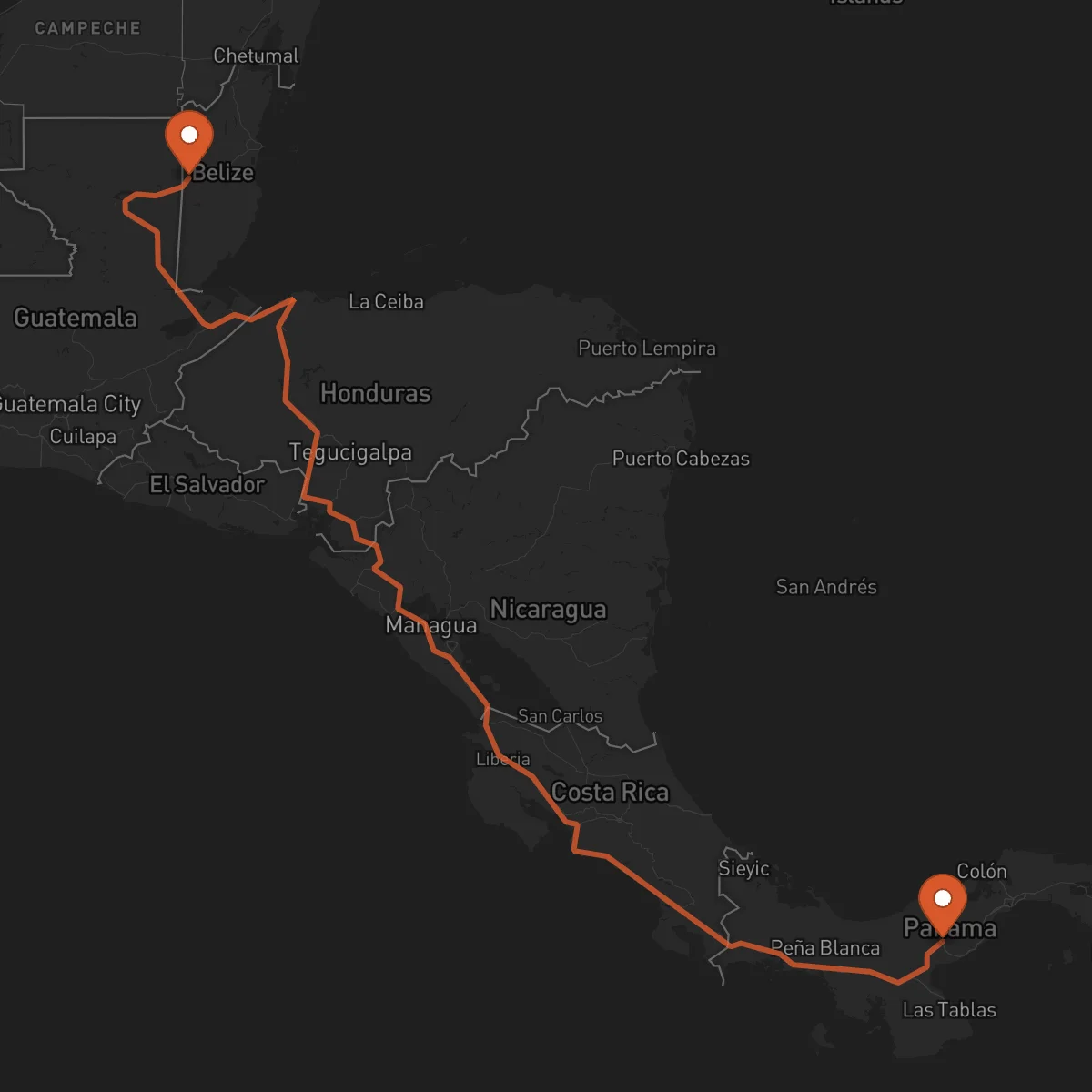 Ruta San Ignacio - Penonomé