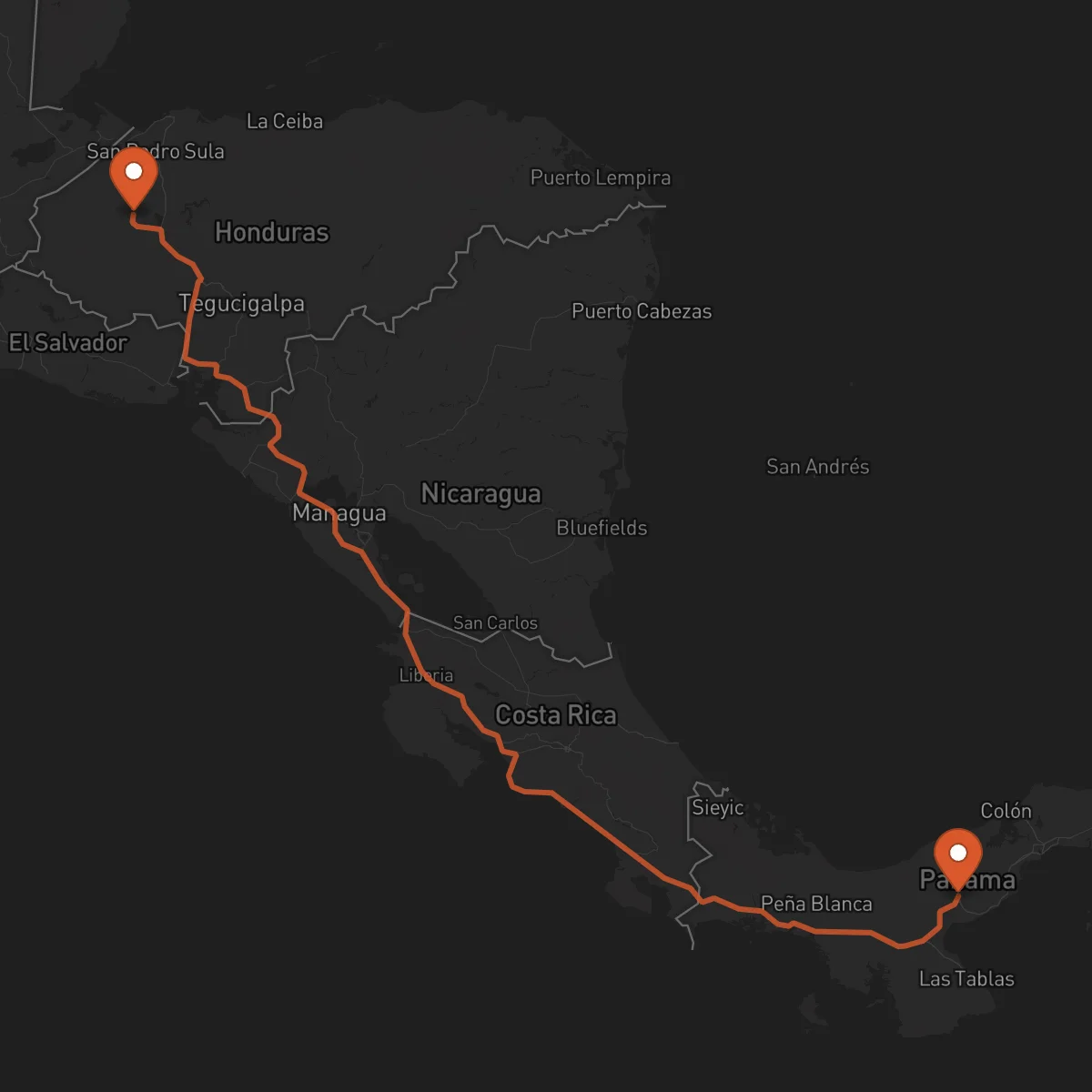 Ruta Penonomé - Santa Bárbara
