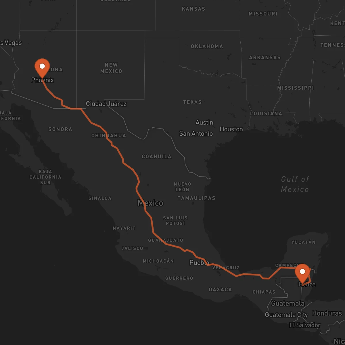 Ruta San Ignacio - Phoenix
