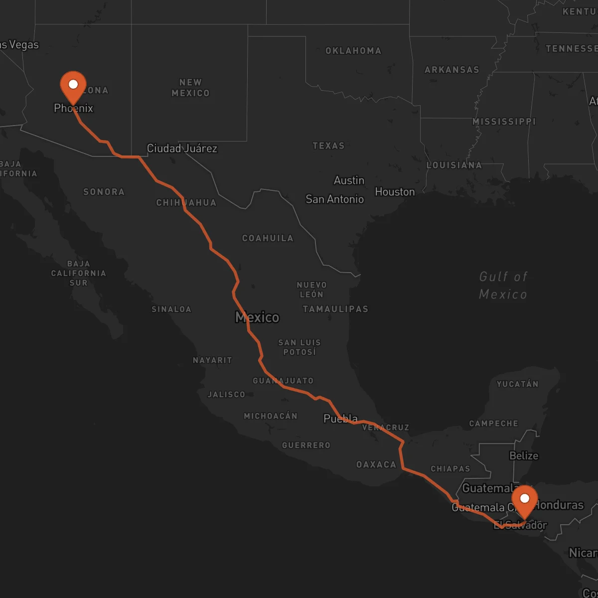 Ruta Sensuntepeque - Phoenix