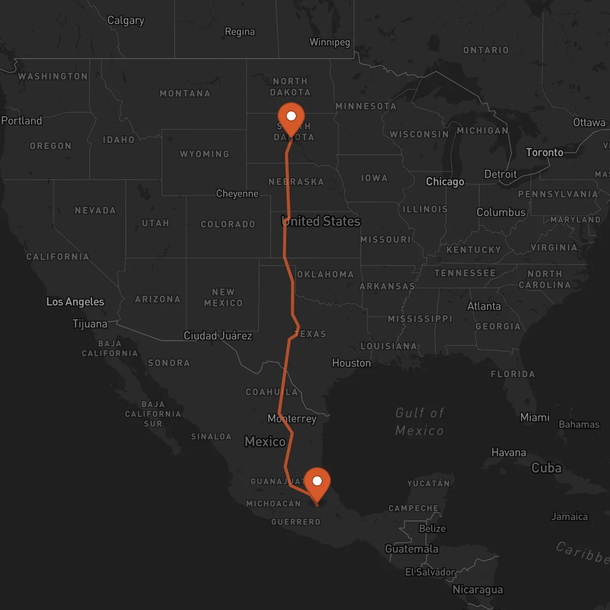 Ruta Puebla de Zaragoza - Pierre