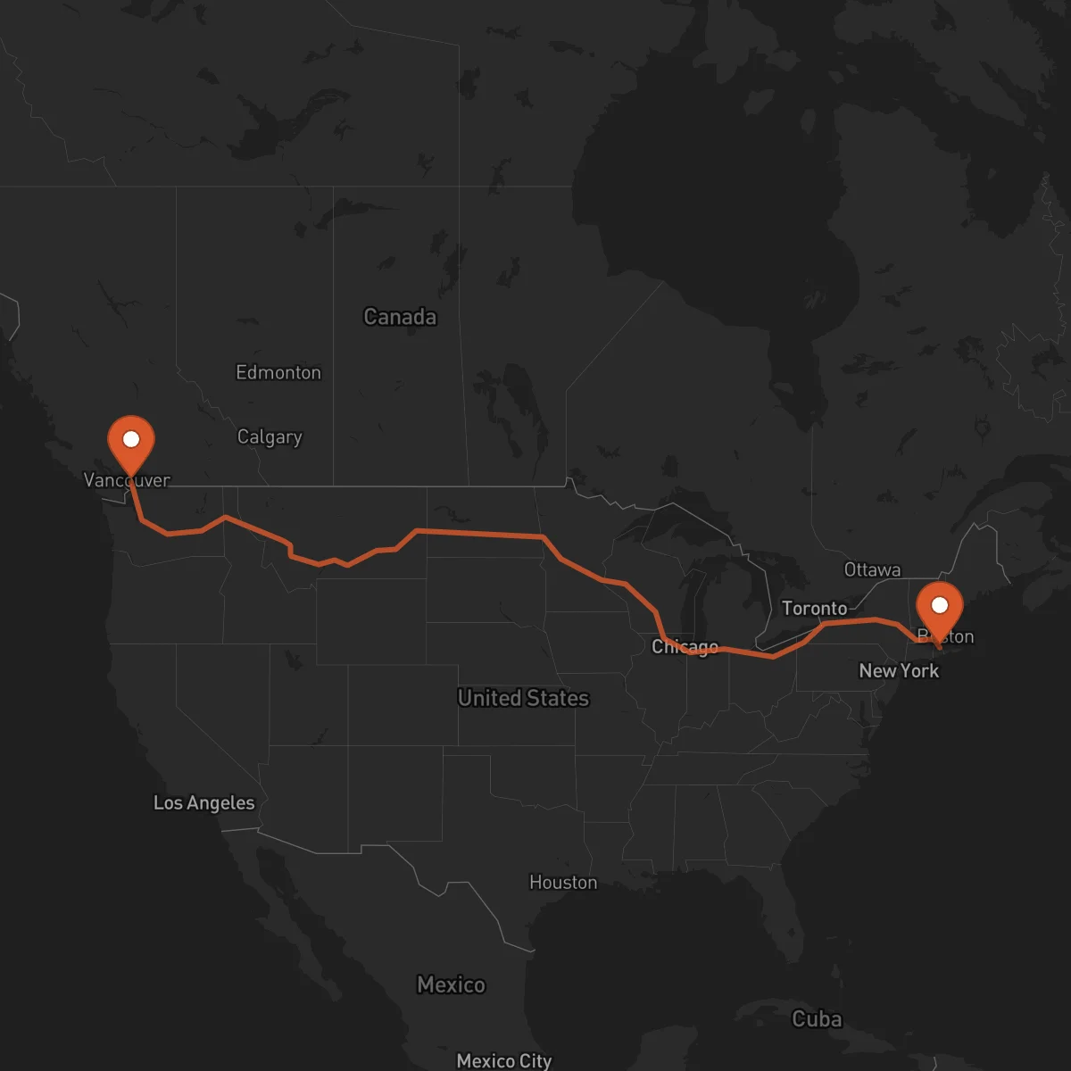 Ruta Providence - Surrey