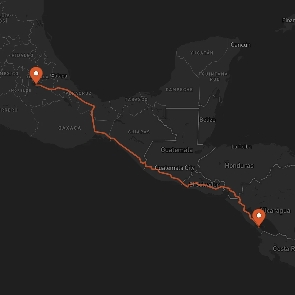 Ruta Puebla de Zaragoza - Rivas