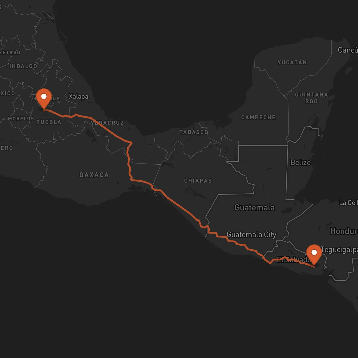 Ruta San Miguel - Puebla de Zaragoza