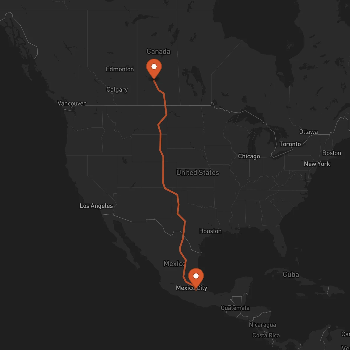 Ruta Saskatoon - Puebla de Zaragoza