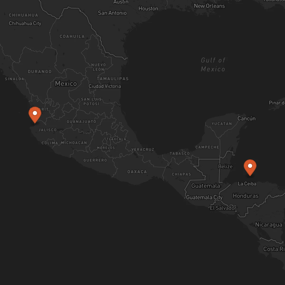 Ruta Puerto Vallarta - Roatán