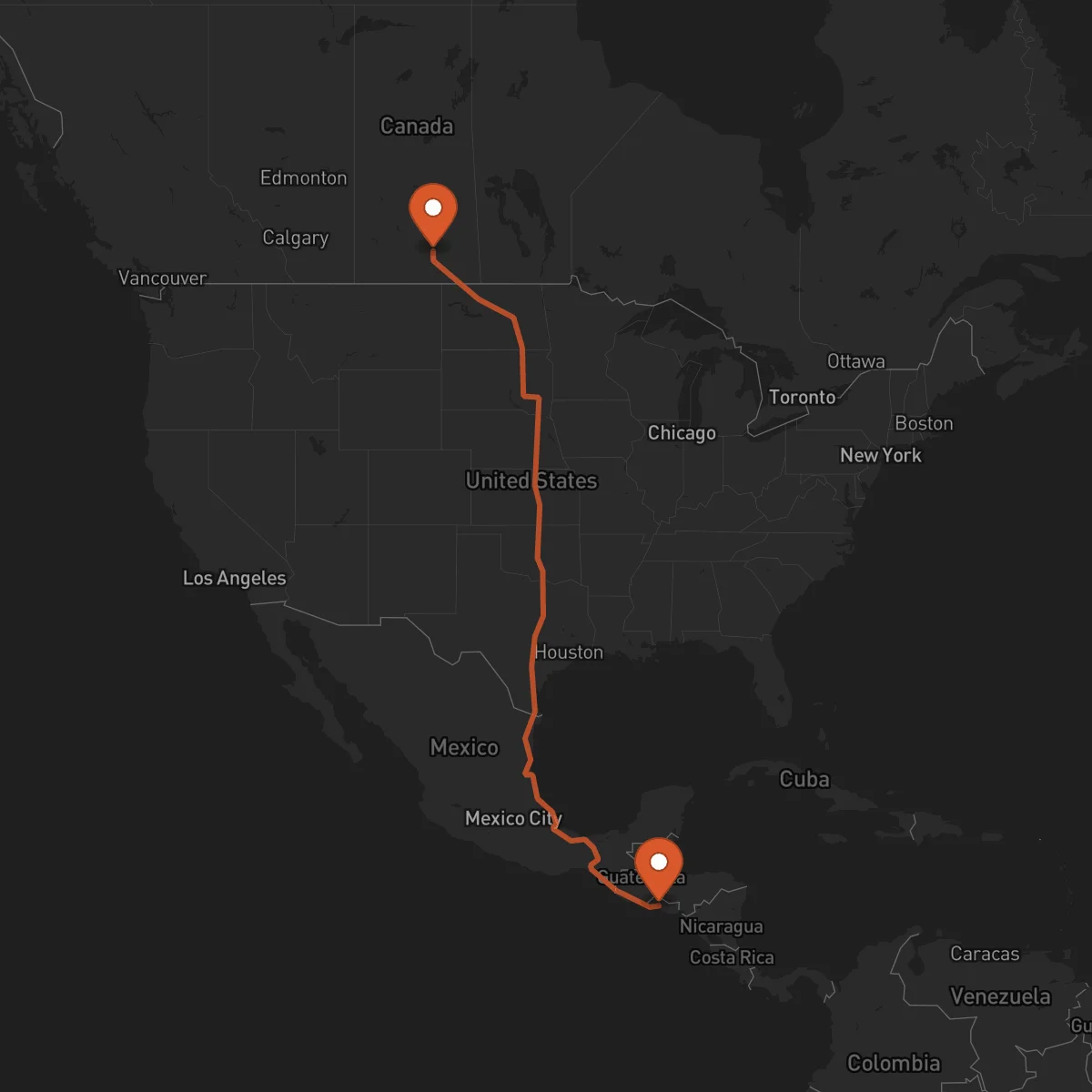 Ruta San Salvador - Regina