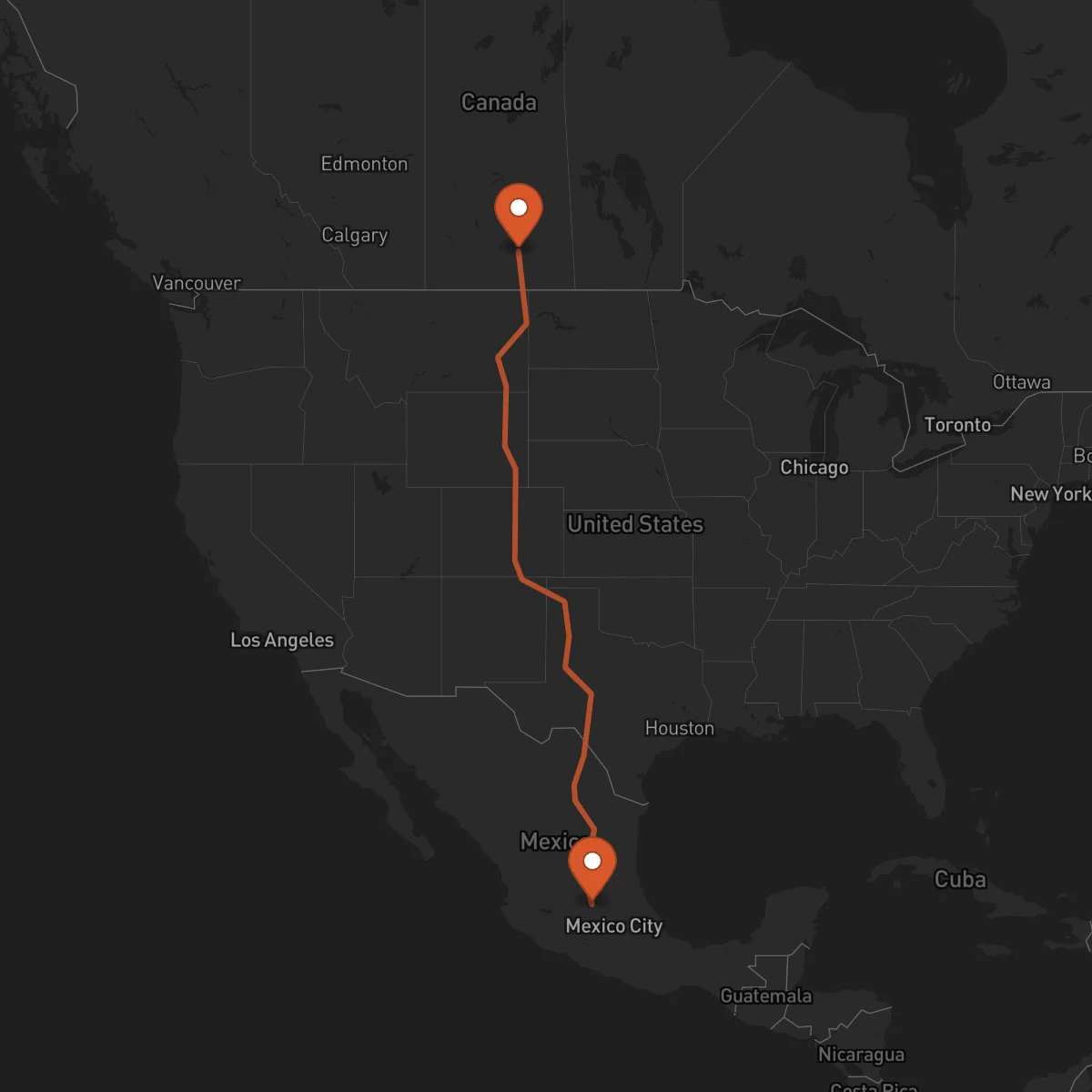 Ruta Santiago de Querétaro - Regina