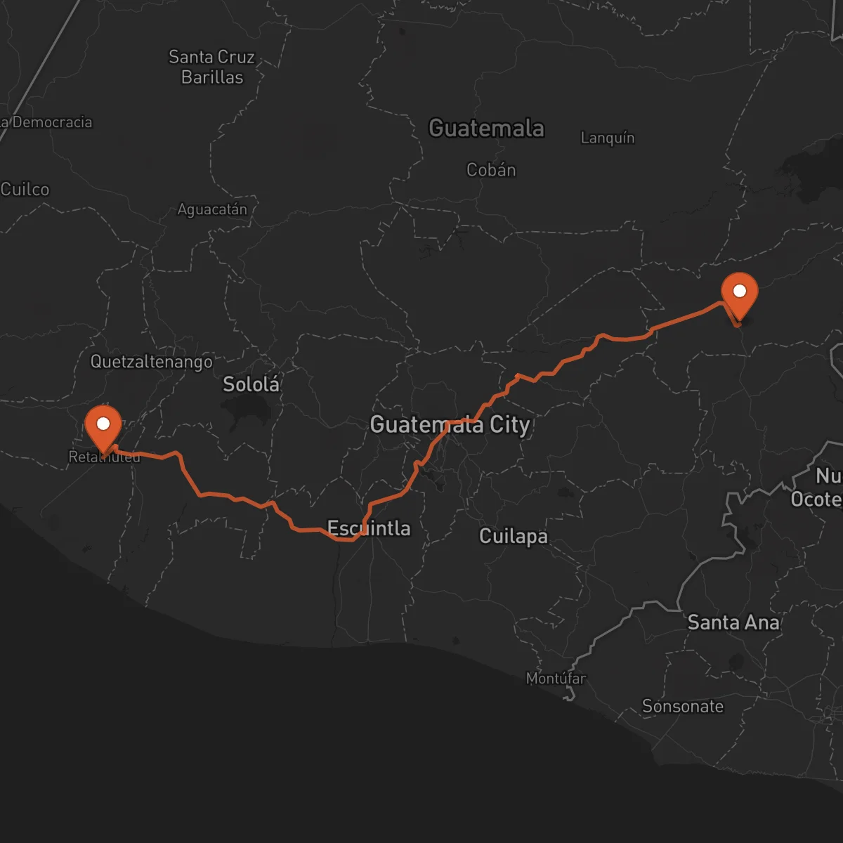 Ruta Zacapa - Retalhuleu