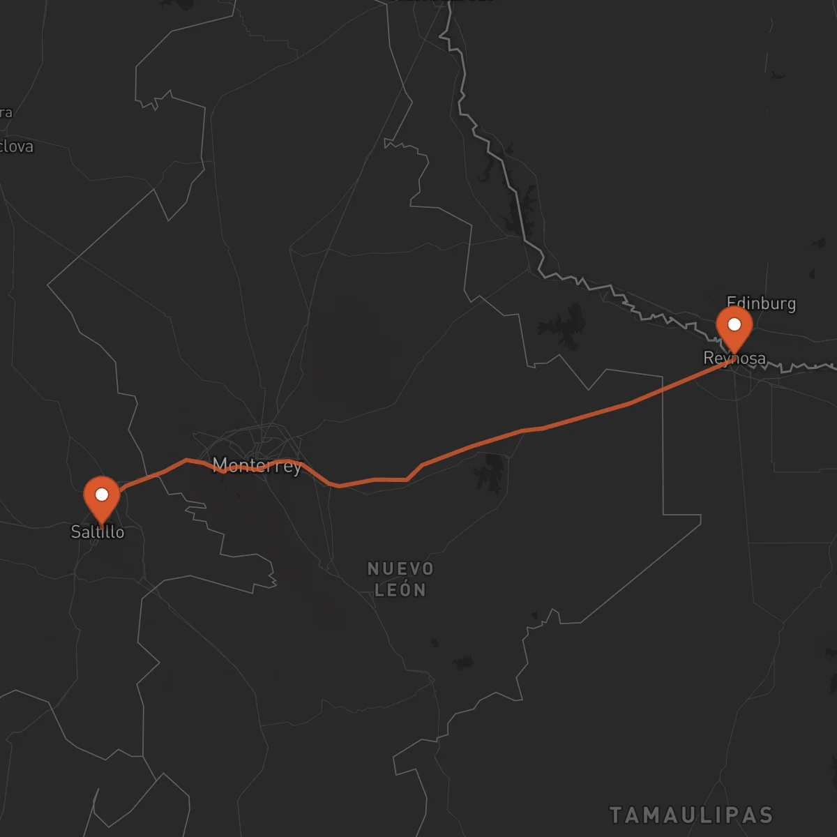 Ruta Saltillo - Reynosa