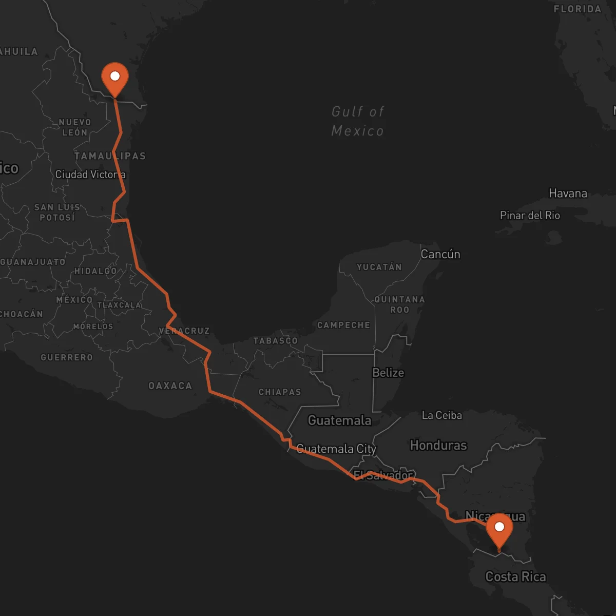 Ruta Reynosa - San Carlos