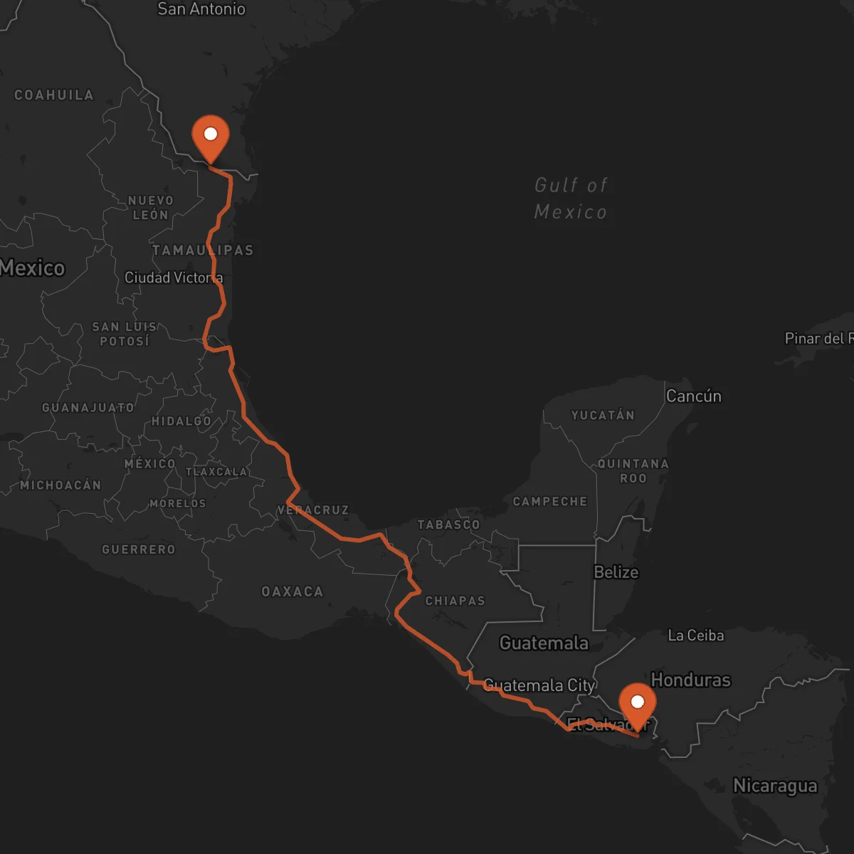 Ruta San Miguel - Reynosa