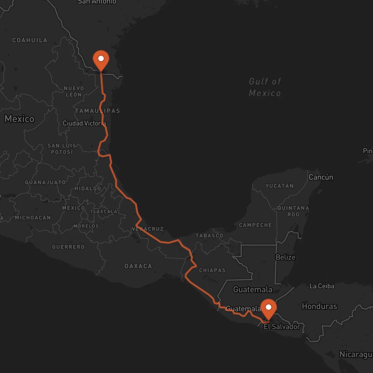 Ruta Santa Ana - Reynosa
