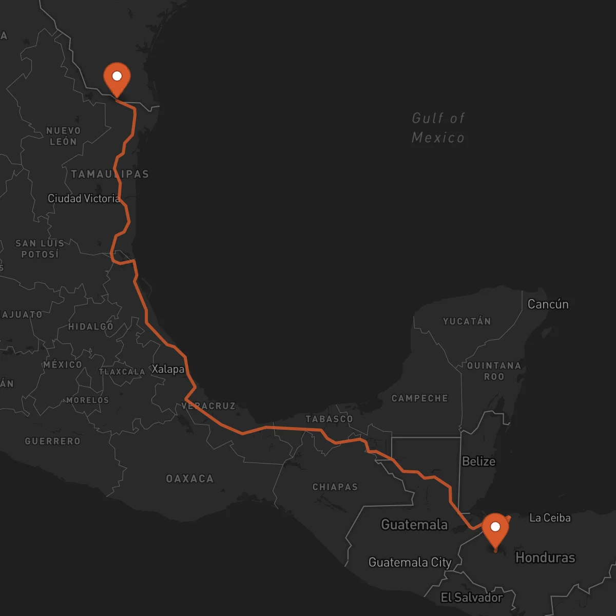 Ruta Reynosa - Santa Bárbara