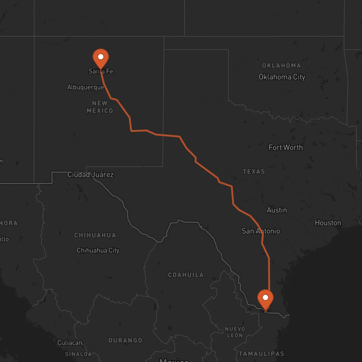 Ruta Reynosa - Santa Fe