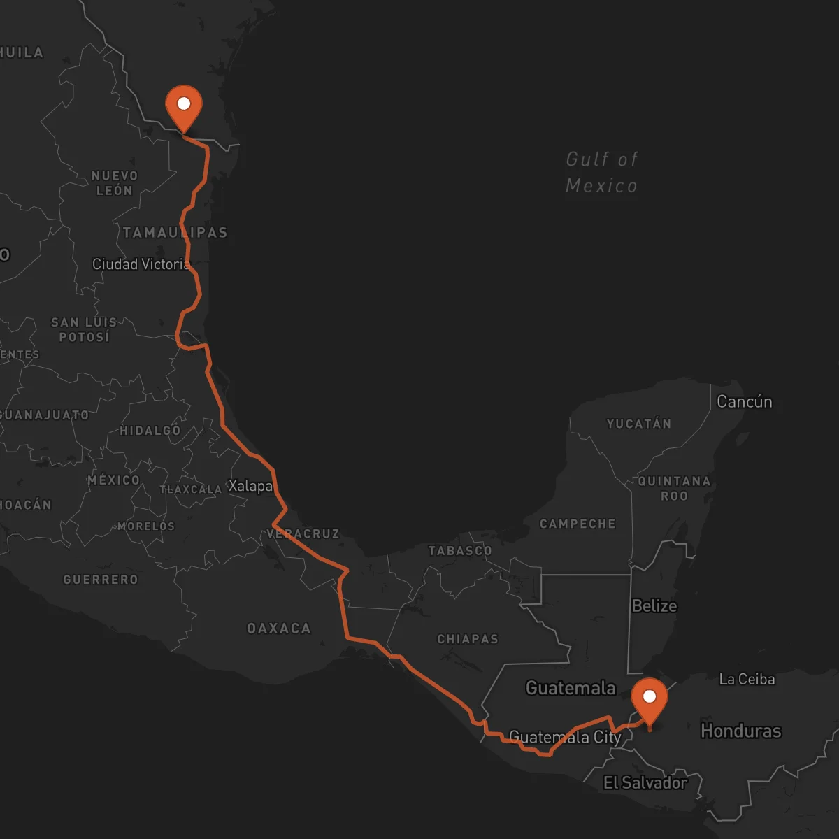 Ruta Reynosa - Santa Rosa de Copán