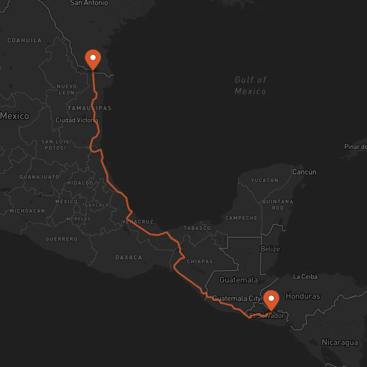 Ruta Reynosa - Sensuntepeque