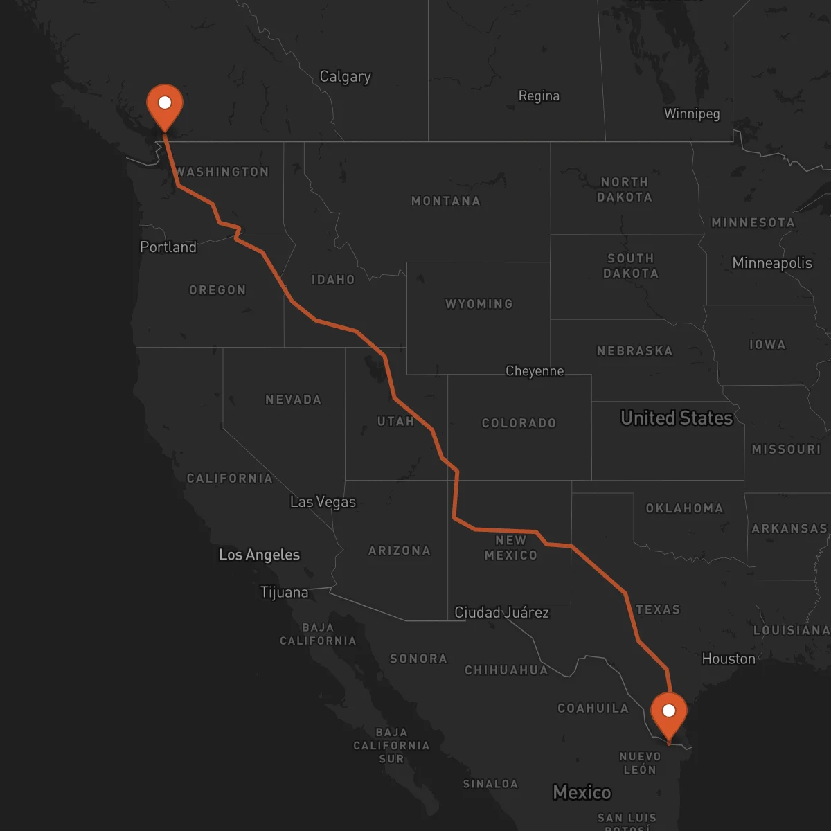 Ruta Reynosa - Surrey