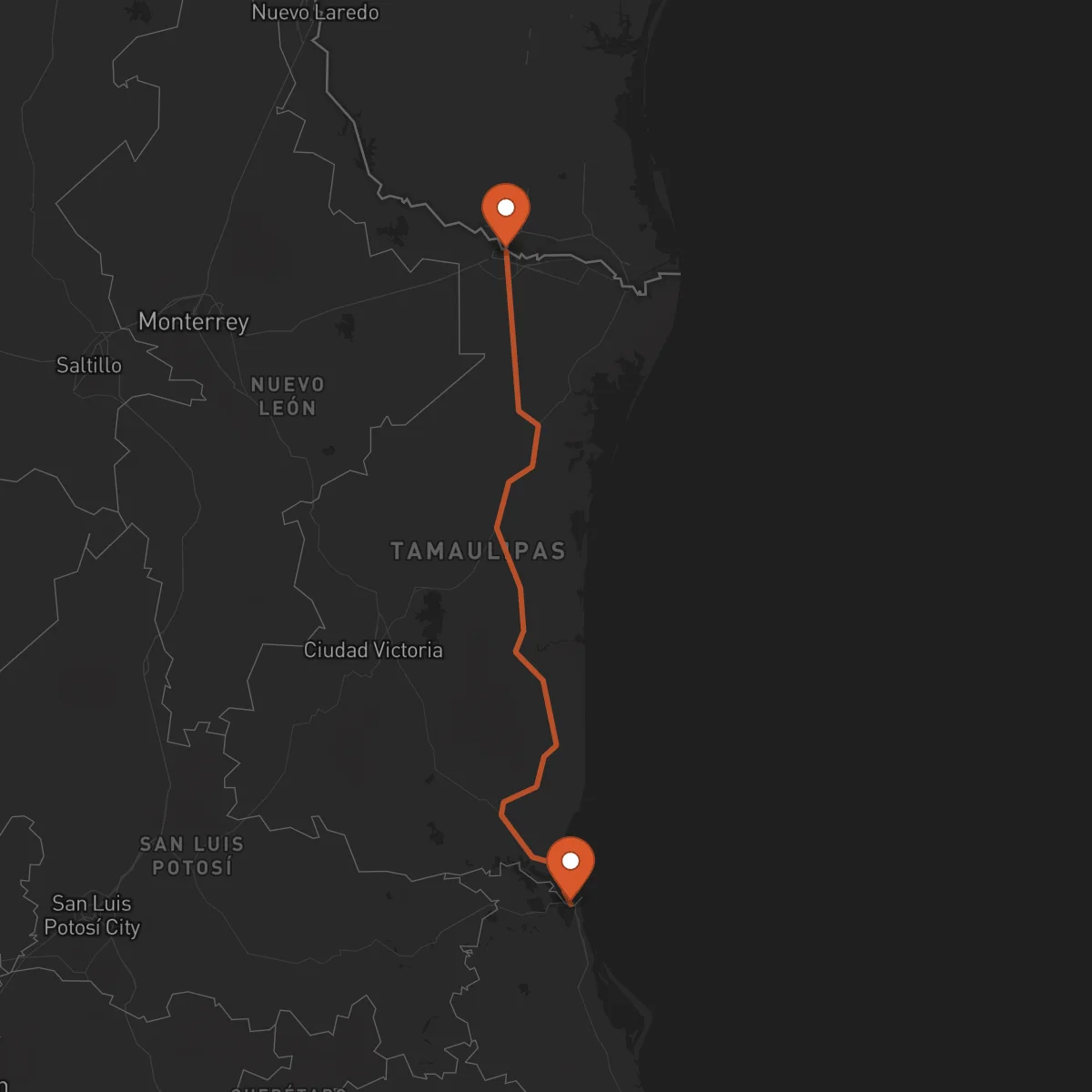Ruta Reynosa - Tampico