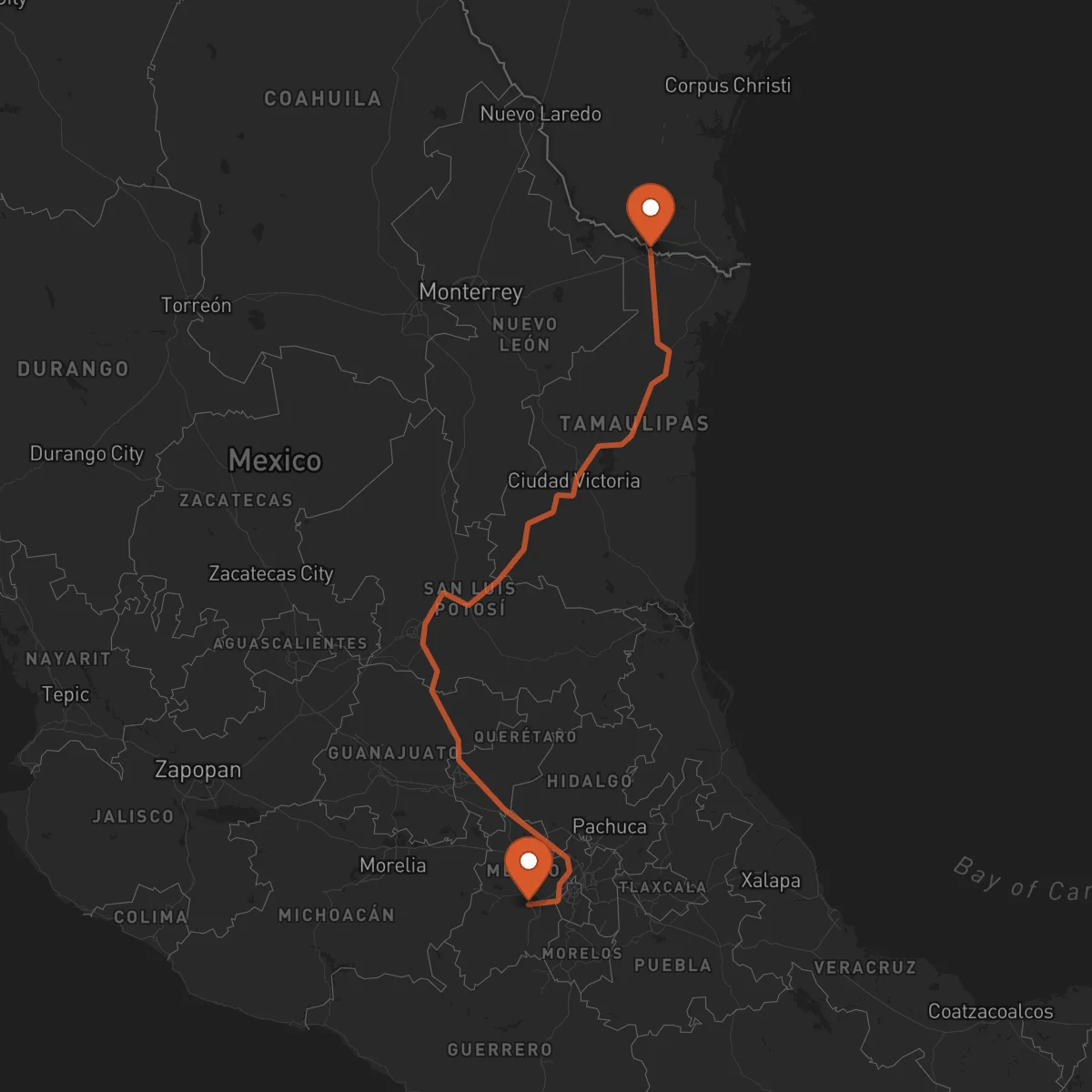Ruta Reynosa - Toluca