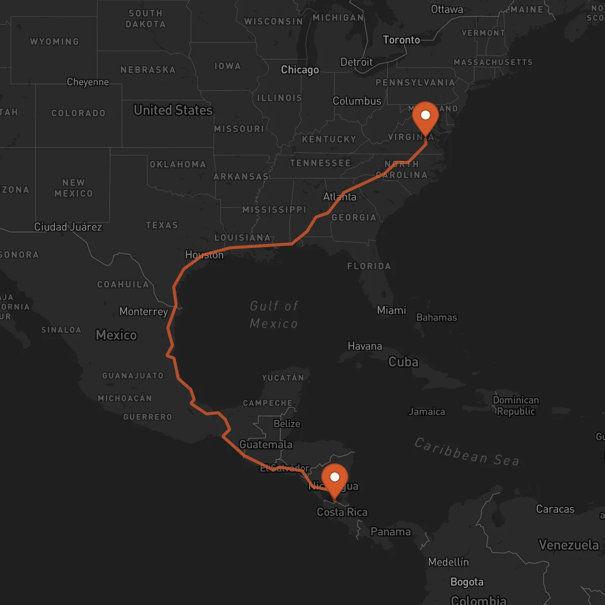 Ruta San Carlos - Richmond