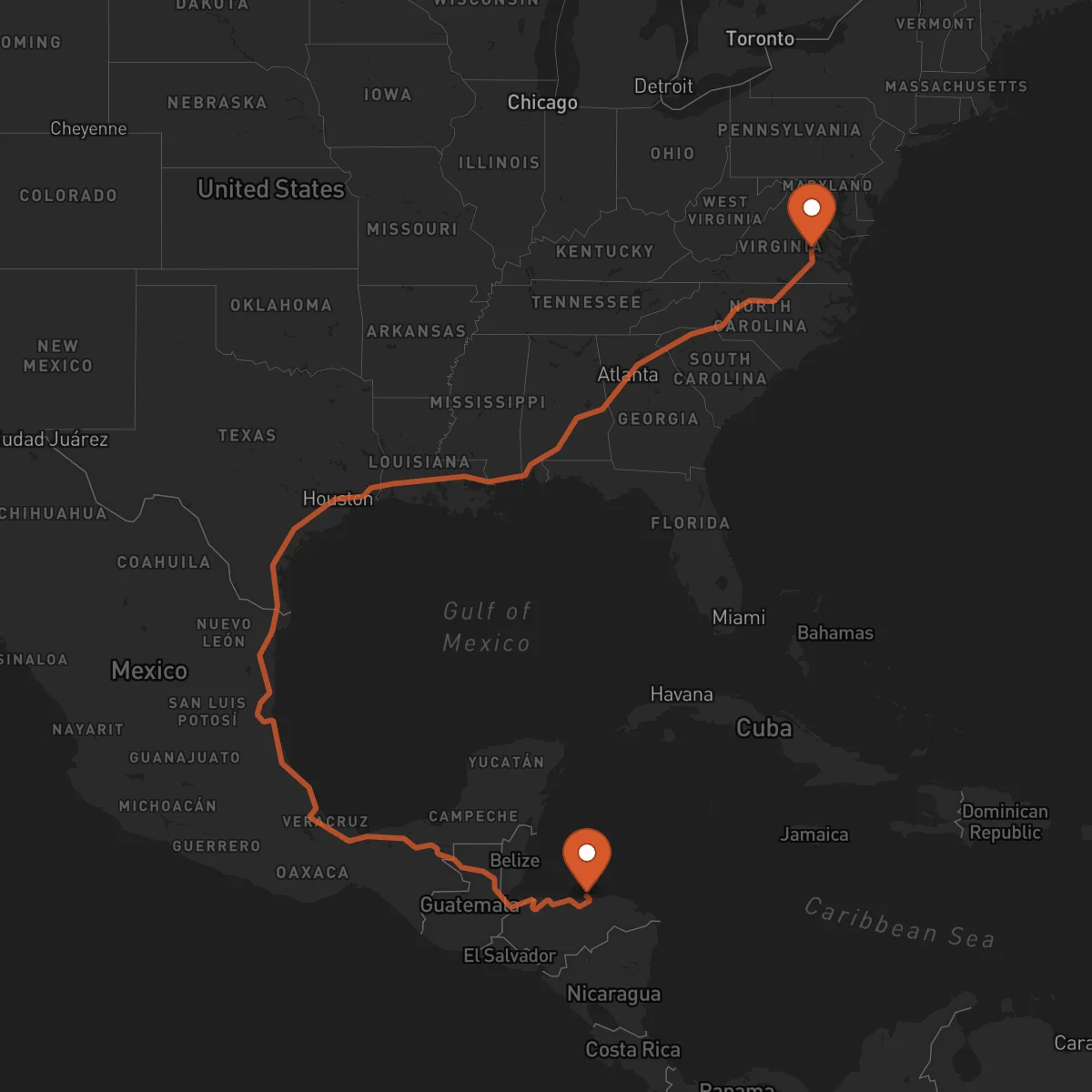 Ruta Trujillo - Richmond