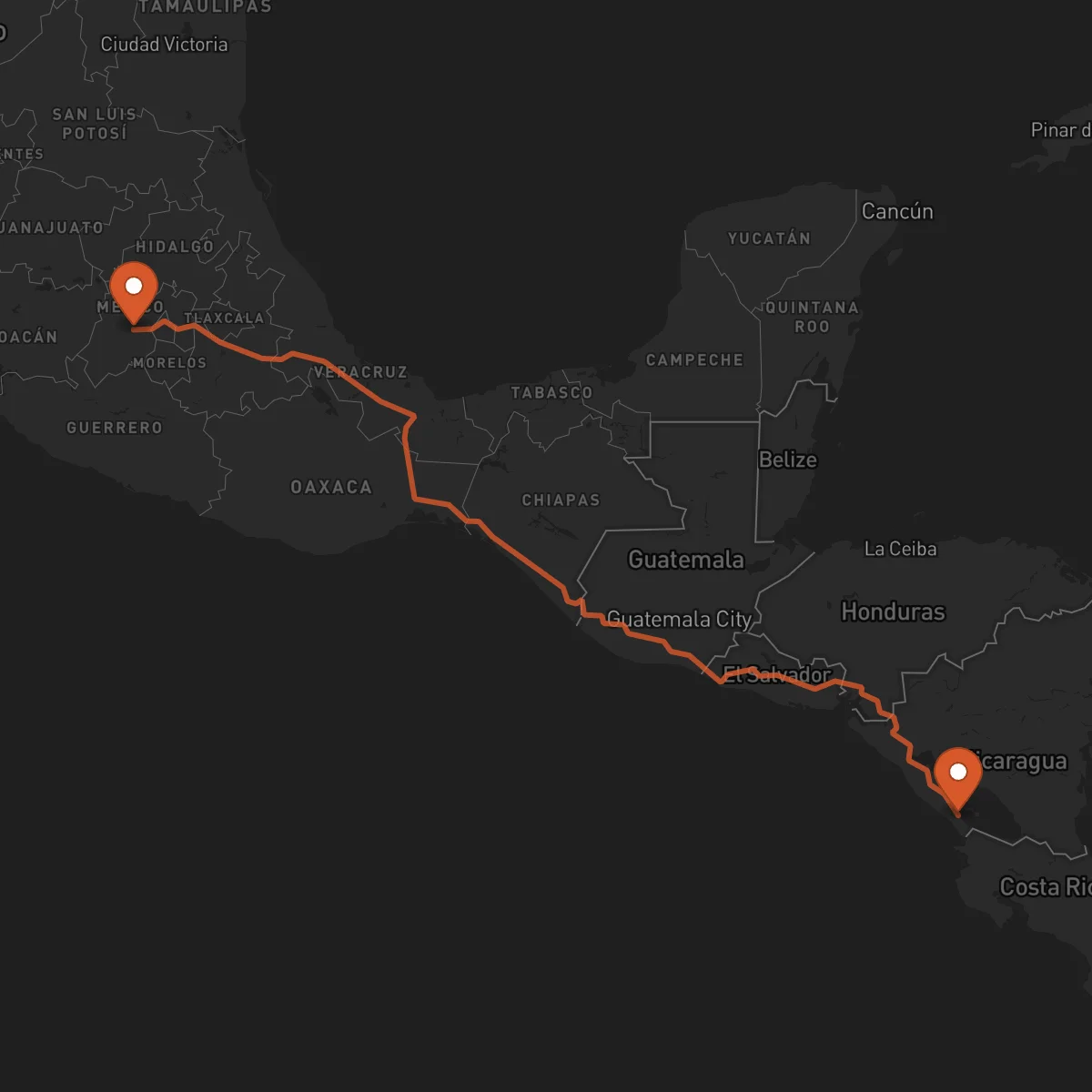 Ruta Toluca - Rivas