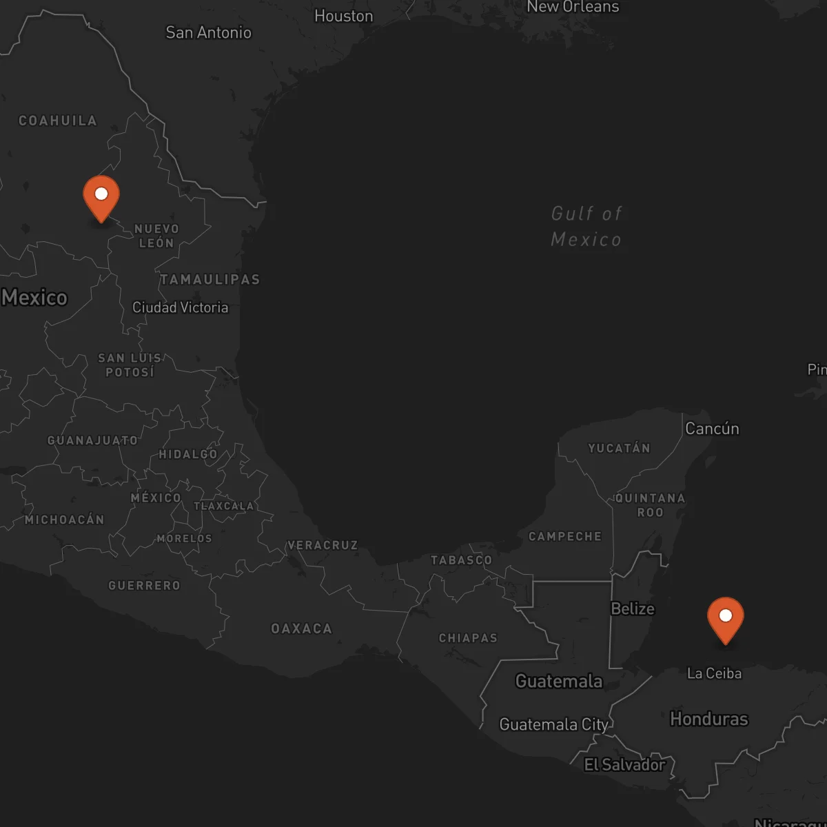 Ruta Saltillo - Roatán