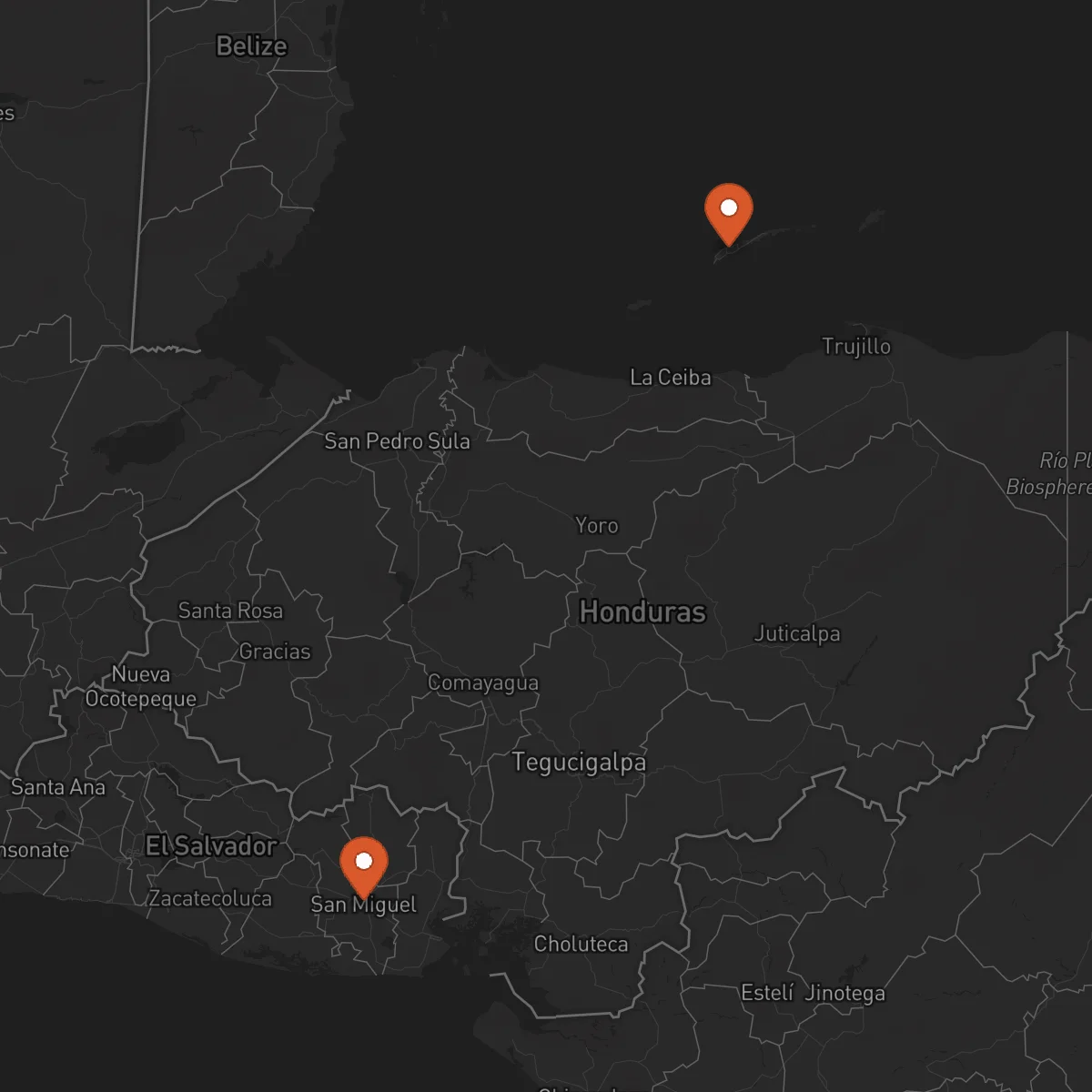 Ruta San Miguel - Roatán