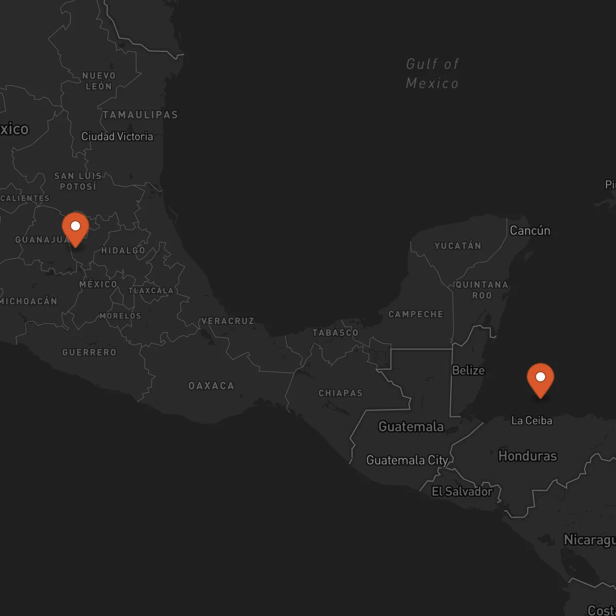 Ruta Santiago de Querétaro - Roatán