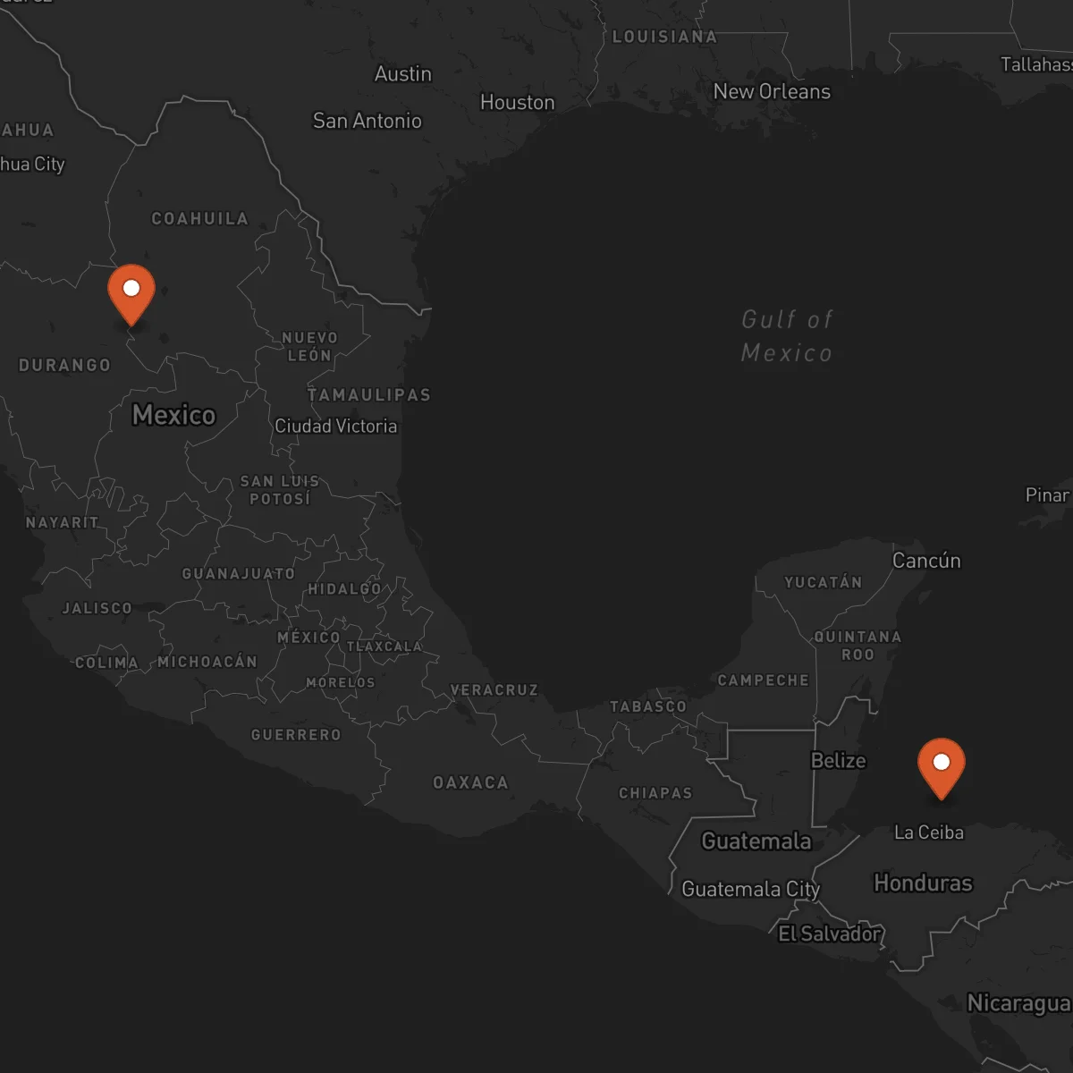 Ruta Roatán - Torreón