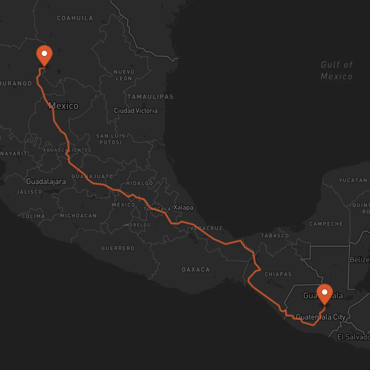 Ruta Salamá - Torreón