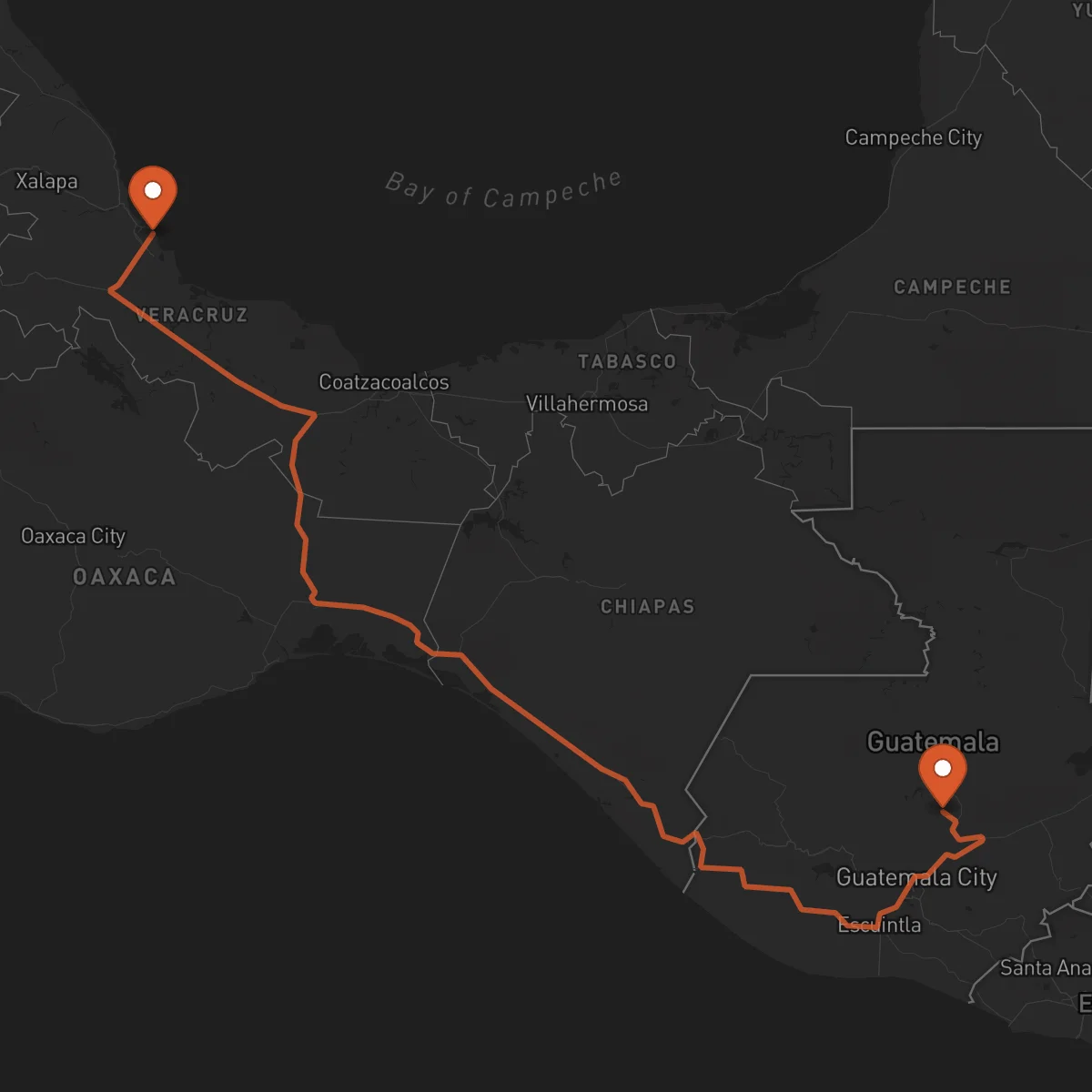 Ruta Salamá - Veracruz