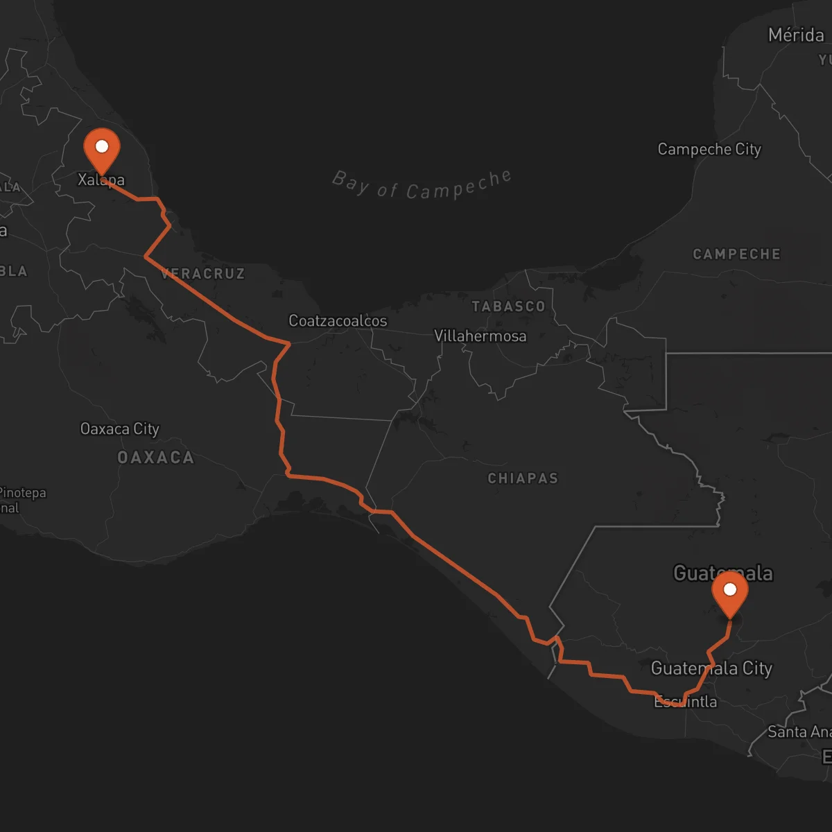 Ruta Salamá - Xalapa