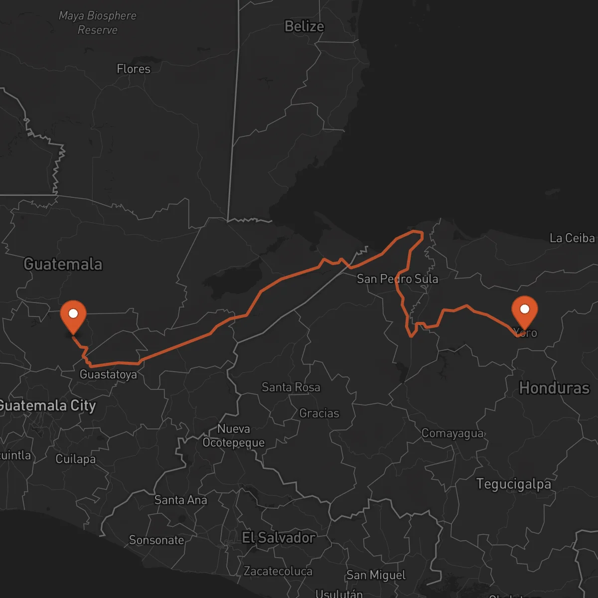 Ruta Salamá - Yoro
