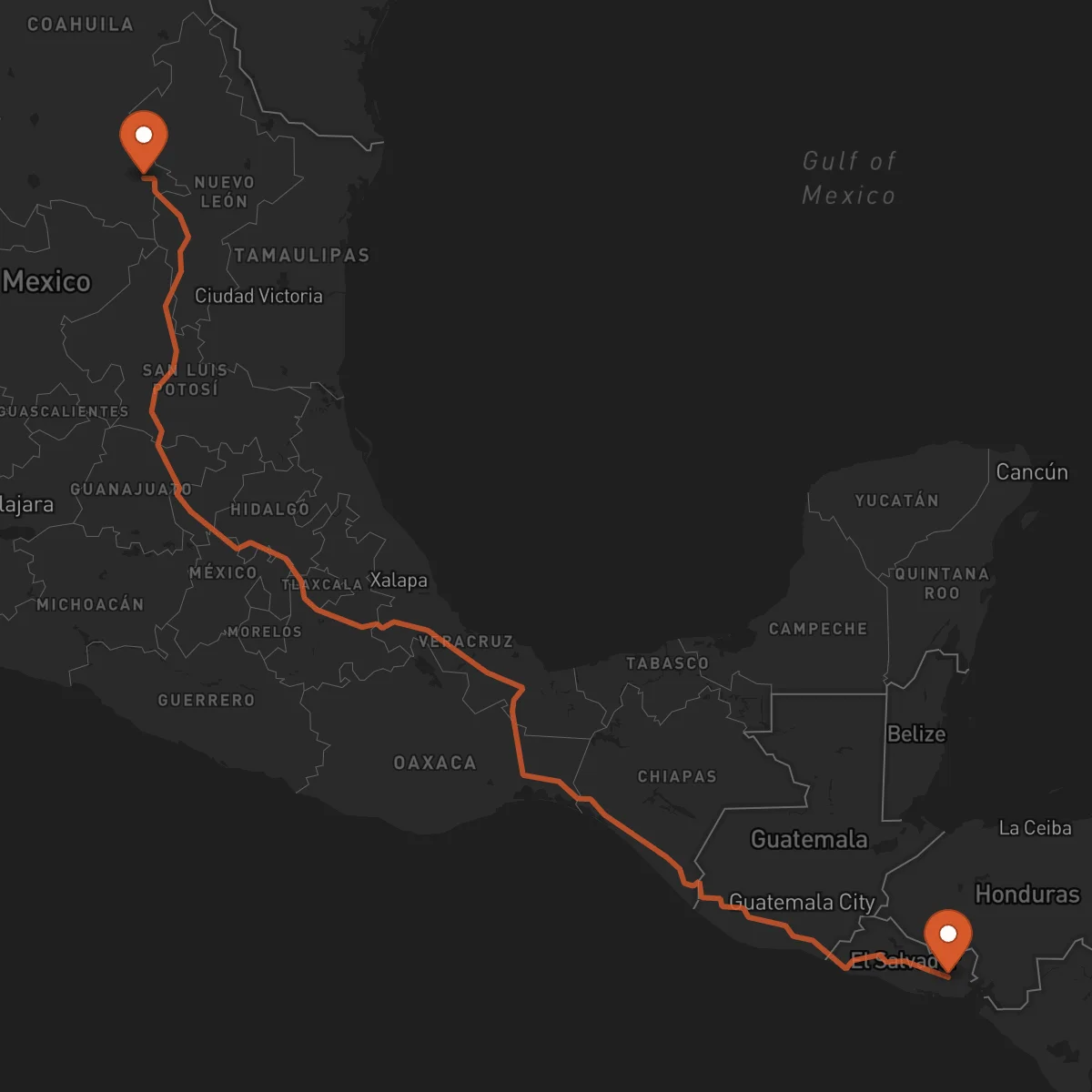 Ruta Saltillo - San Miguel
