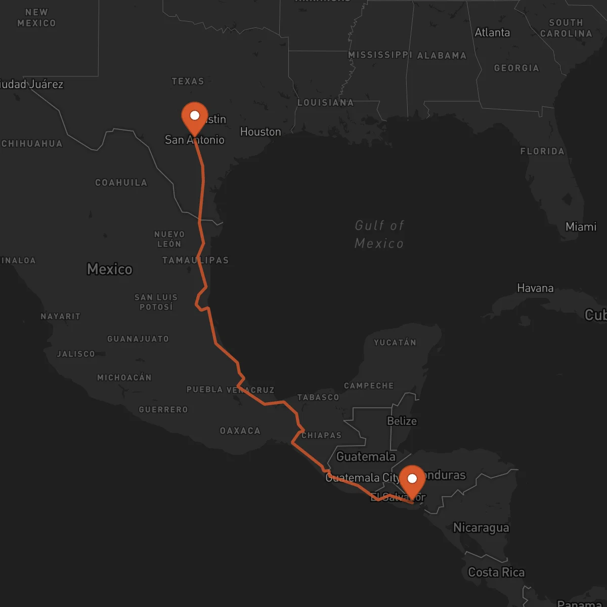 Ruta San Antonio - San Miguel