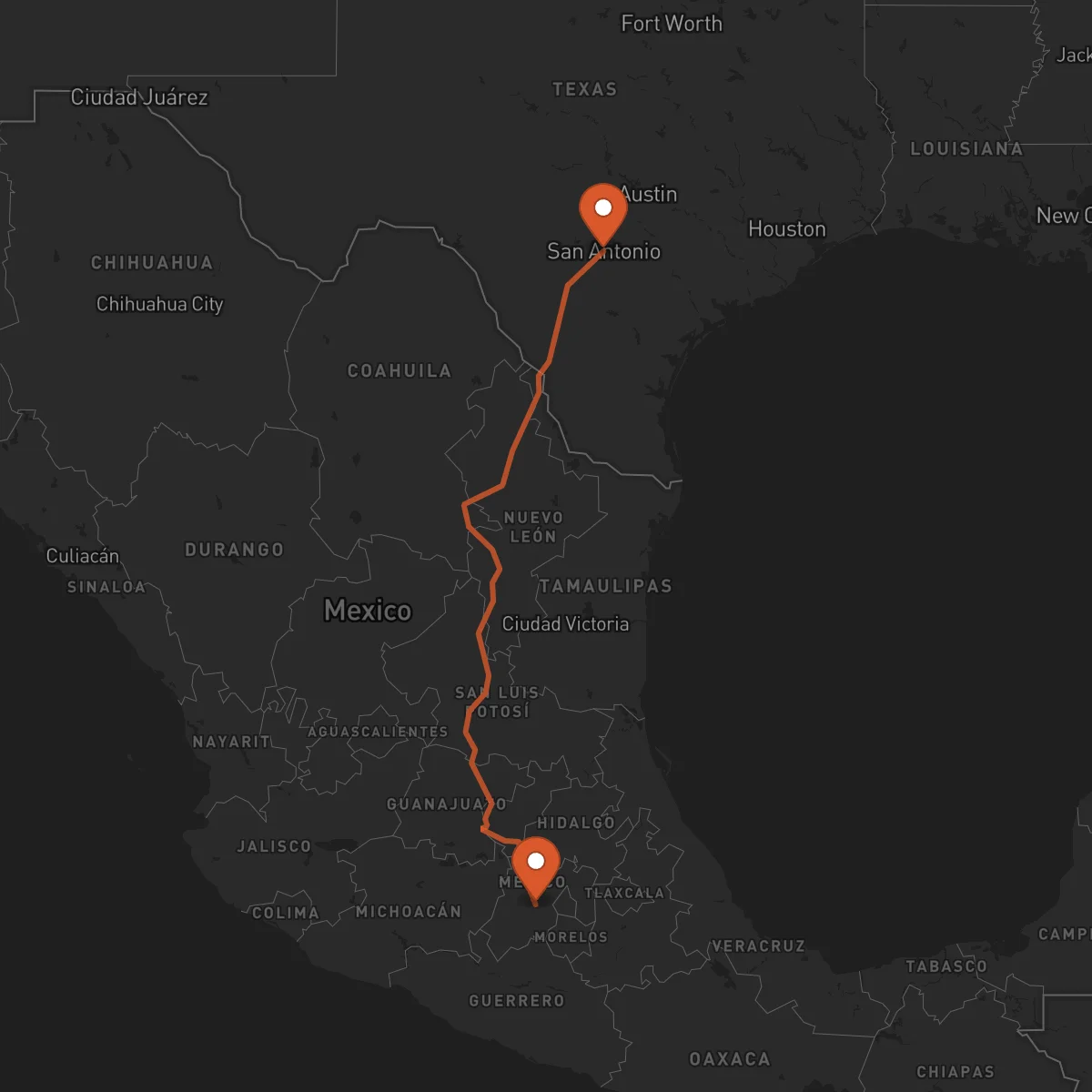Ruta Toluca - San Antonio